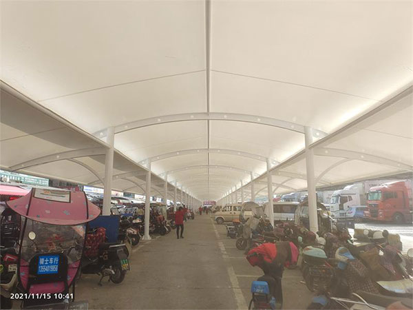 武昌白沙洲增益冷鏈3000方車棚